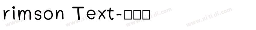 rimson Text字体转换